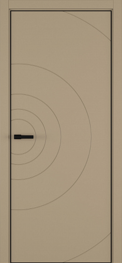 ART Lite-Retro - Размер полотна: 800x2000, Цвет: Бежевый, Кромка: ALU Black, Комплектность: Только полотно